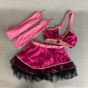 Mara Dancewear Child Small Pink Performance Skirt Set Sequin Dance Costume